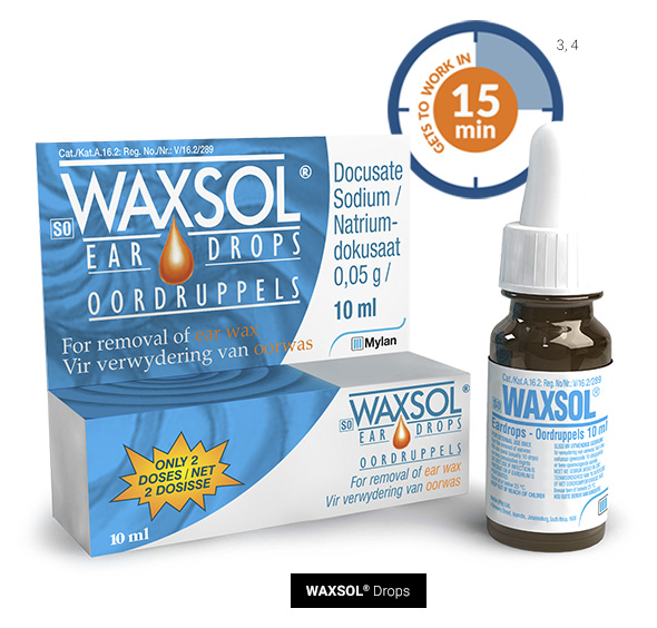 Waxsol - eardrops packshot